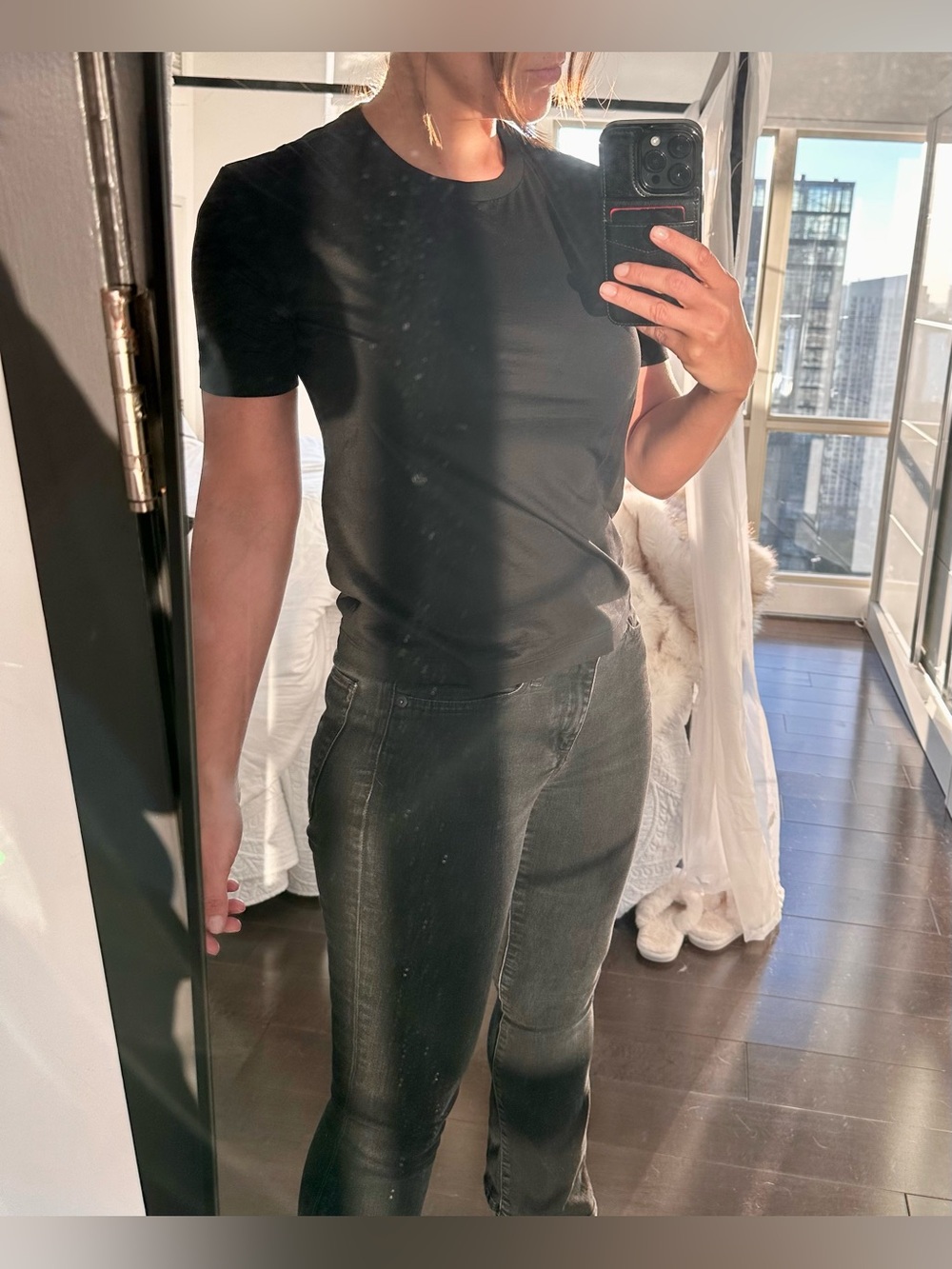 Prada Milano Black Short Sleeve Crewneck T-Shirt